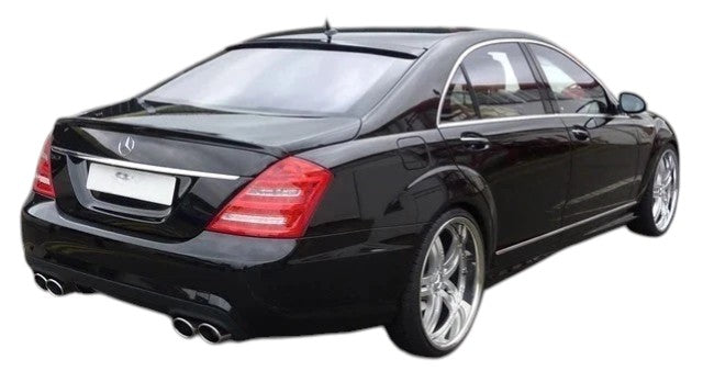 🔥ART.8691 SPOILER TETTO POSTERIORE NERO LUCIDO MERCEDES CLASSE S W221🔥