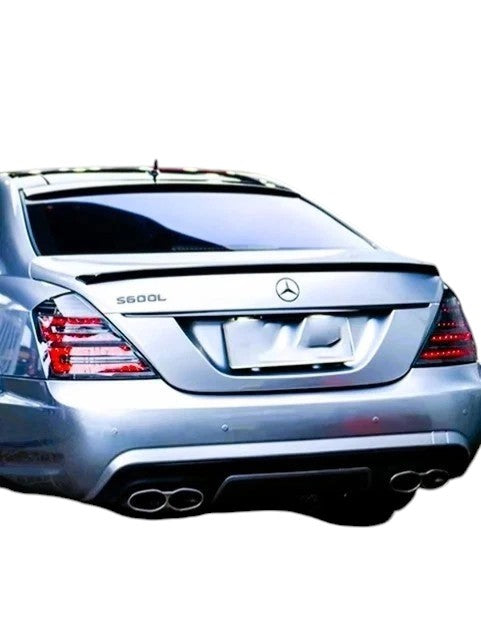🔥ART.8691 SPOILER TETTO POSTERIORE NERO LUCIDO MERCEDES CLASSE S W221🔥