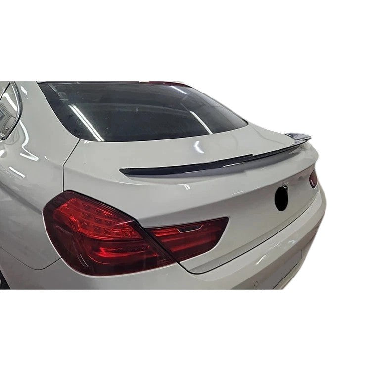 🔥ART.8695 ALA SPOILER STIVALE PER BMW 6  F06 GRAN COUPE STILE M4 NERO LUCIDO🔥
