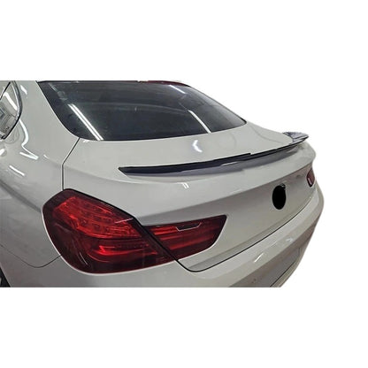 🔥ART.8695 ALA SPOILER STIVALE PER BMW 6  F06 GRAN COUPE STILE M4 NERO LUCIDO🔥