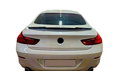 🔥ART.8695 ALA SPOILER STIVALE PER BMW 6  F06 GRAN COUPE STILE M4 NERO LUCIDO🔥