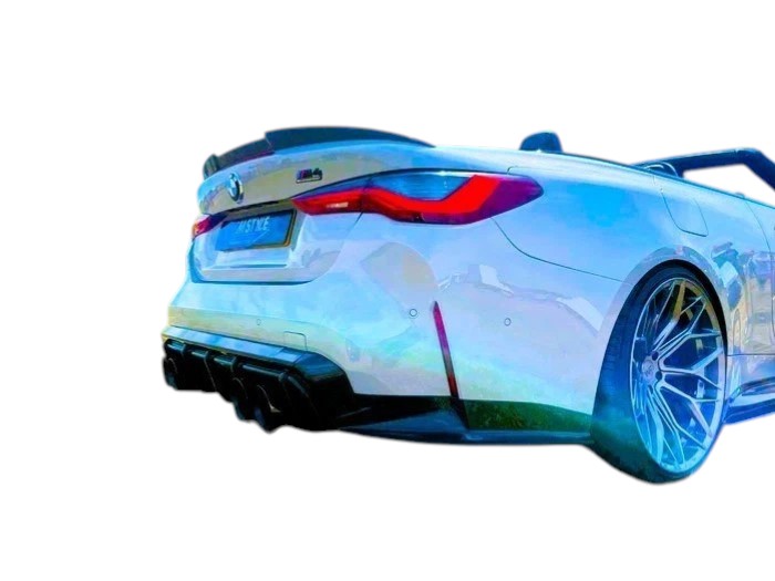 🔥ART.8696 SPOILER PER BMW SERIE 4 CABRIO G23 G83 NERO LUCIDO STILE M4 STIVALE🔥