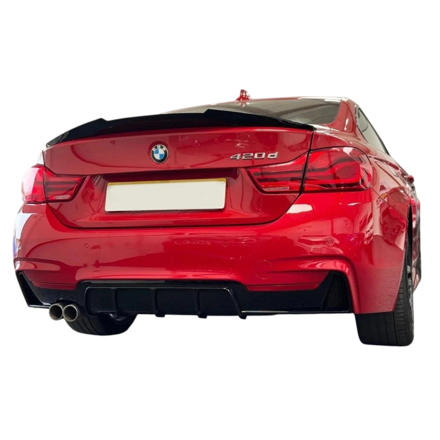 🔥ART.8697 DIFFUSORE PER BMW SERIE 4 F32 F33 F36 M SPORT NERO LUCIDO LABBRO🔥