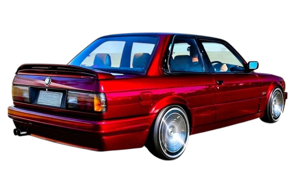 🔥ART.8703 SPOILER PER BMW SERIE 3 E30 M3 NERO LUCIDO STIVALE LABBRO 1983-93🔥