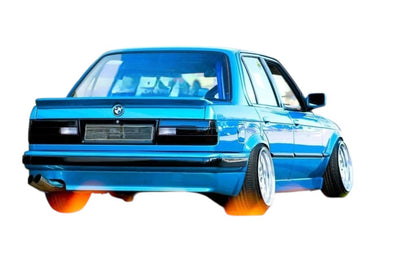 🔥ART.8706 SPOILER STIVALE BMW 3 E30 M3 NERO LUCIDO KIT CORPO ALA LABBRO 83-93🔥