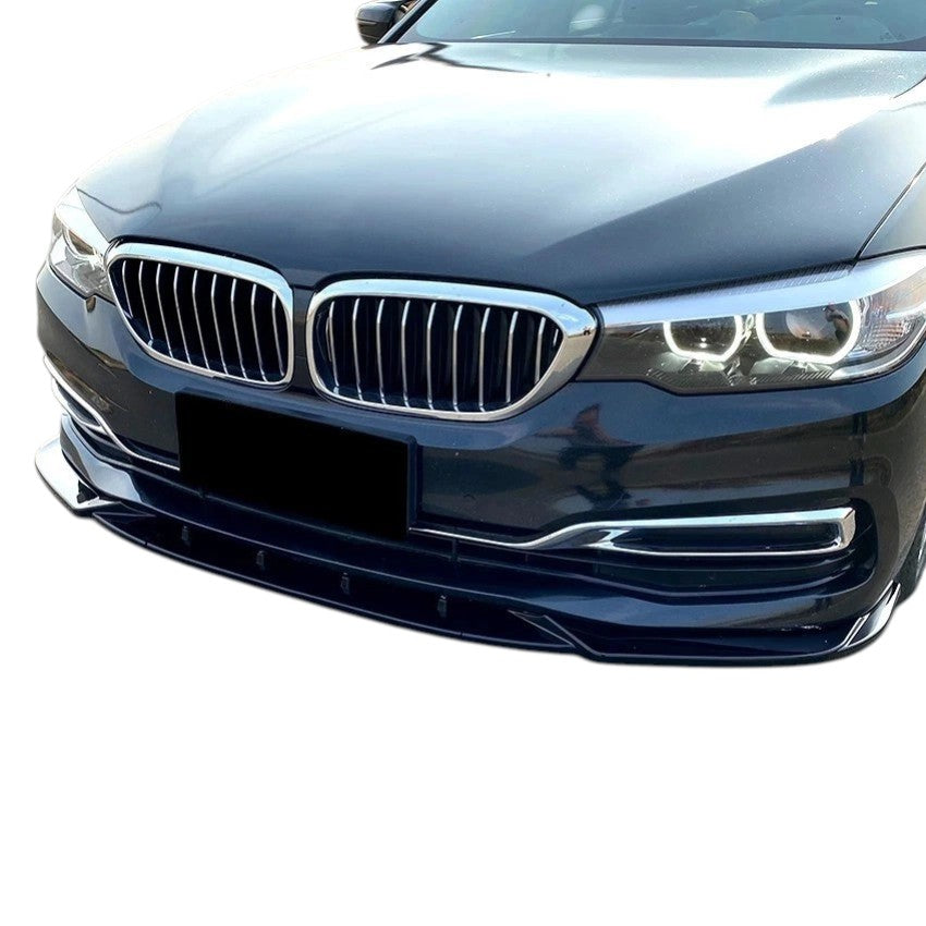 🔥ART.8713 SPLITTER ANTERIORE BMW 5 G30 G31 PRE-LCI NON M SPORT NERO LUCIDO🔥