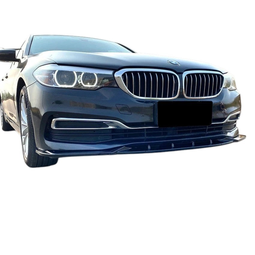 🔥ART.8713 SPLITTER ANTERIORE BMW 5 G30 G31 PRE-LCI NON M SPORT NERO LUCIDO🔥