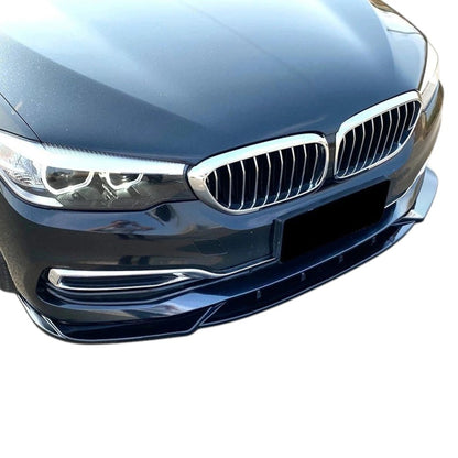 🔥ART.8713 SPLITTER ANTERIORE BMW 5 G30 G31 PRE-LCI NON M SPORT NERO LUCIDO🔥
