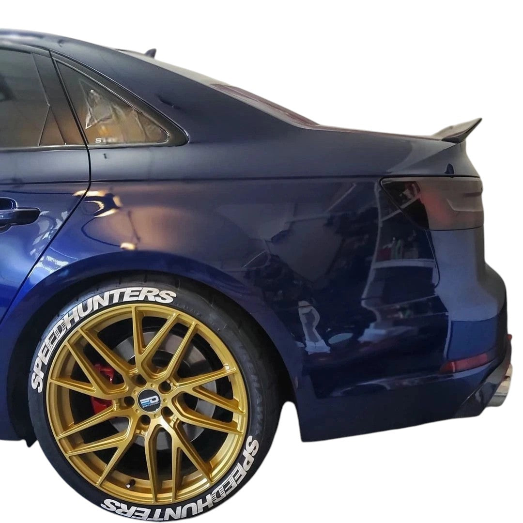 🔥ART.8716 SPOILER POSTERIORE PER AUDI A4 S4 B9 NERO LUCIDO ALA HIGH KICK PSM🔥