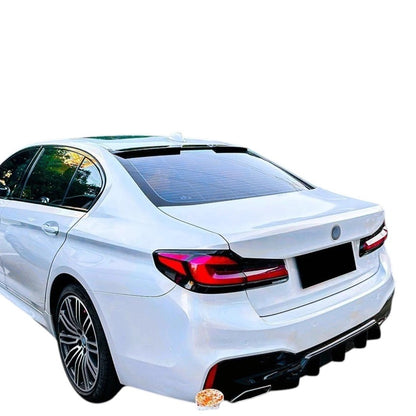 🔥ART.8722 FINESTRA SPOILER TETTO POSTERIORE BMW 5 M5 G30 NERO LUCIDO 16-24🔥