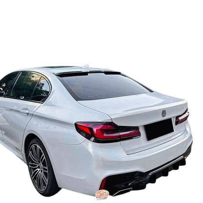🔥ART.8722 FINESTRA SPOILER TETTO POSTERIORE BMW 5 M5 G30 NERO LUCIDO 16-24🔥