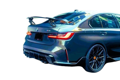 🔥ART.8723 SPOILER ALA PER BMW M3 G80 3 G20 NERO LUCIDO BIG RACING DRIFT 2018+🔥