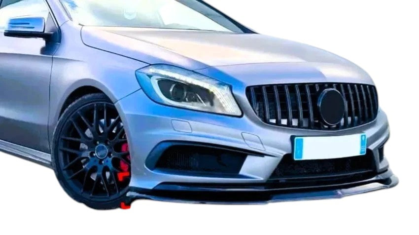 🔥ART.8726 SPLITTER PER MERCEDES  A AMG LINE FIBRA DI CARBONIO W176 12-18🔥