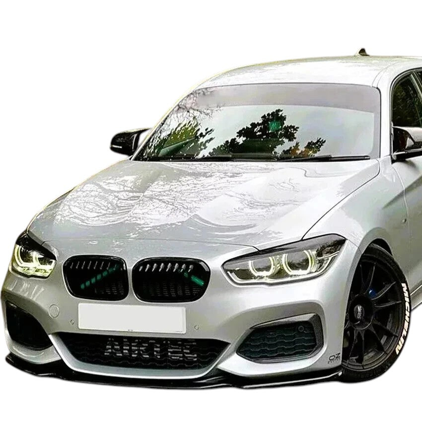🔥ART.8732 SPLITTER PER BMW 1 F20 F21 LCI NERO LUCIDO LABBRO M SPORT 15-19🔥