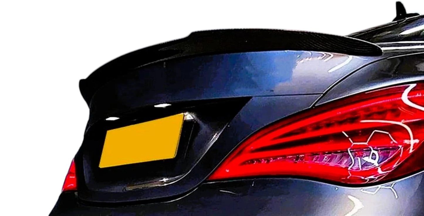 🔥ART.8737 SPOILER STIVALE STILE FD NERO LUCIDO MERCEDES CLASSE CLA W117 C117🔥