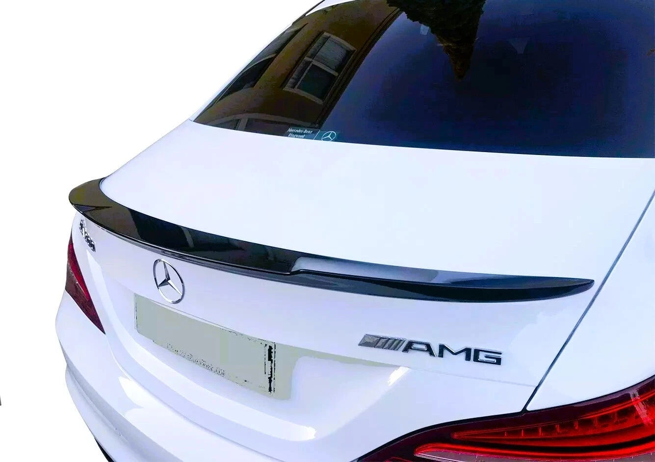🔥ART.8737 SPOILER STIVALE STILE FD NERO LUCIDO MERCEDES CLASSE CLA W117 C117🔥