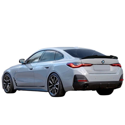 🔥ART.8738 SPOILER PER BMW 4 G26 GRAN COUPE NERO LUCIDO HIGH KICK PSM DUCKTAIL🔥