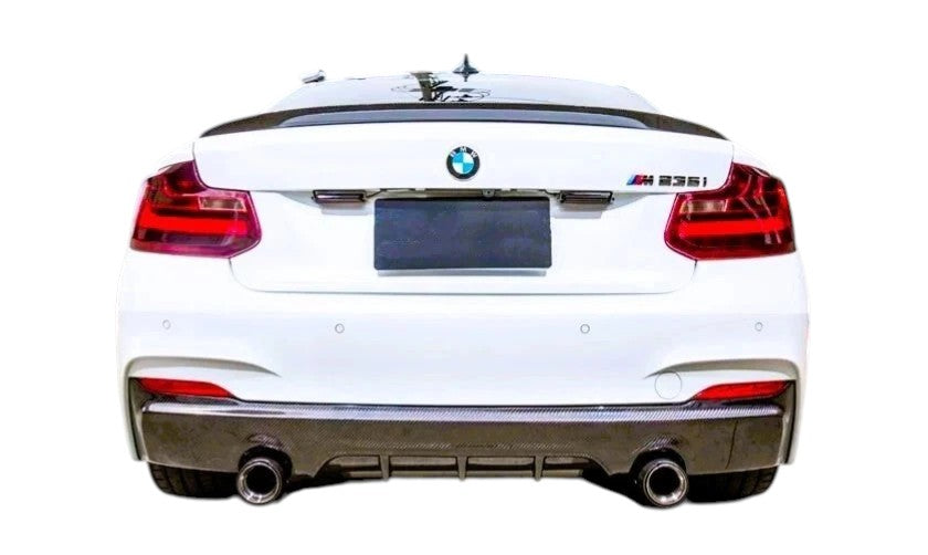 🔥ART.8741 SPOILER PER BMW 2 F22 NERO LUCIDO STILE P CORPO ALA LABBRO 13-21🔥