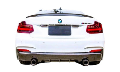 🔥ART.8741 SPOILER PER BMW 2 F22 NERO LUCIDO STILE P CORPO ALA LABBRO 13-21🔥