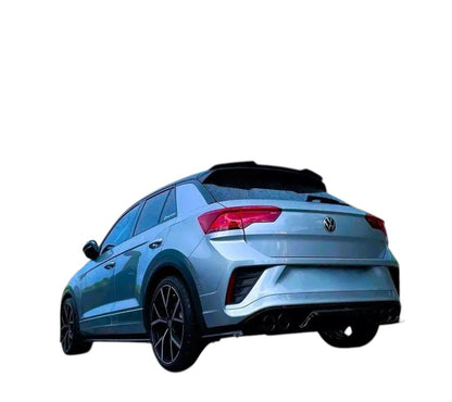 🔥ART.8745 SPOILER TETTO NERO LUCIDO POSTERIORE VW T ROC STIVALE LABBRO 17+🔥