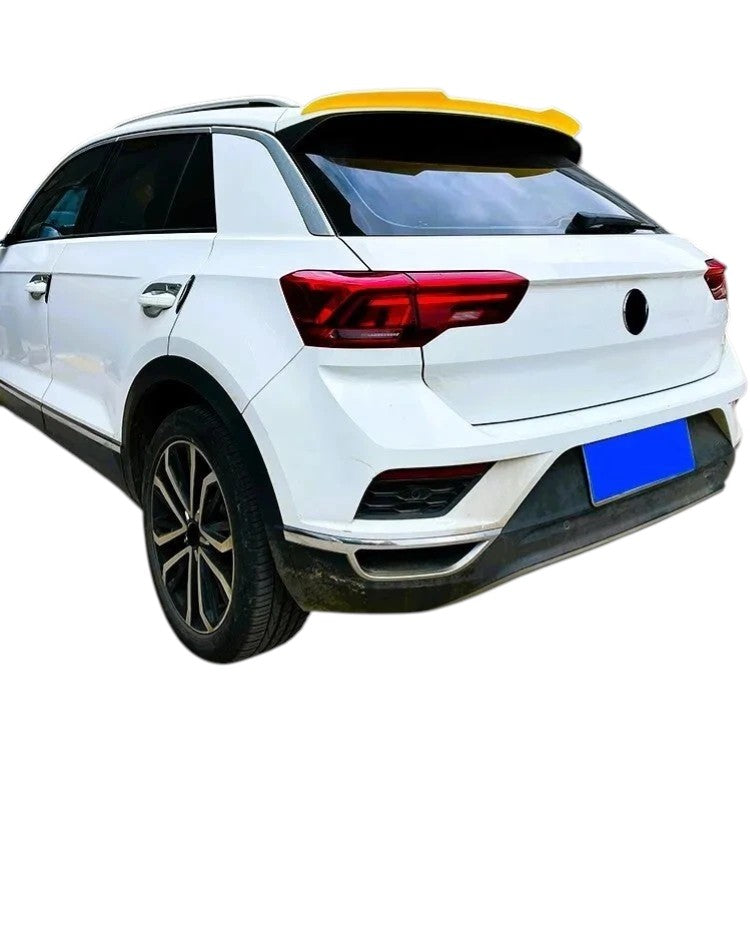 🔥ART.8745 SPOILER TETTO NERO LUCIDO POSTERIORE VW T ROC STIVALE LABBRO 17+🔥