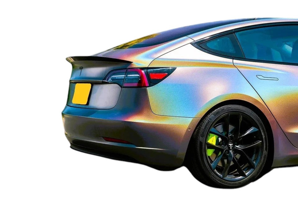 🔥ART.8750 SPOILER PER TESLA MODEL 3 NERO LUCIDO ALA LABBRO SDOPPIATORE 2017+🔥