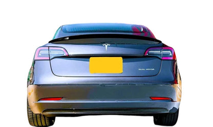 🔥ART.8750 SPOILER PER TESLA MODEL 3 NERO LUCIDO ALA LABBRO SDOPPIATORE 2017+🔥