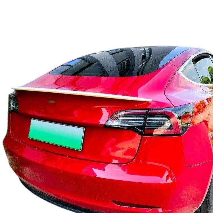🔥ART.8750 SPOILER PER TESLA MODEL 3 NERO LUCIDO ALA LABBRO SDOPPIATORE 2017+🔥