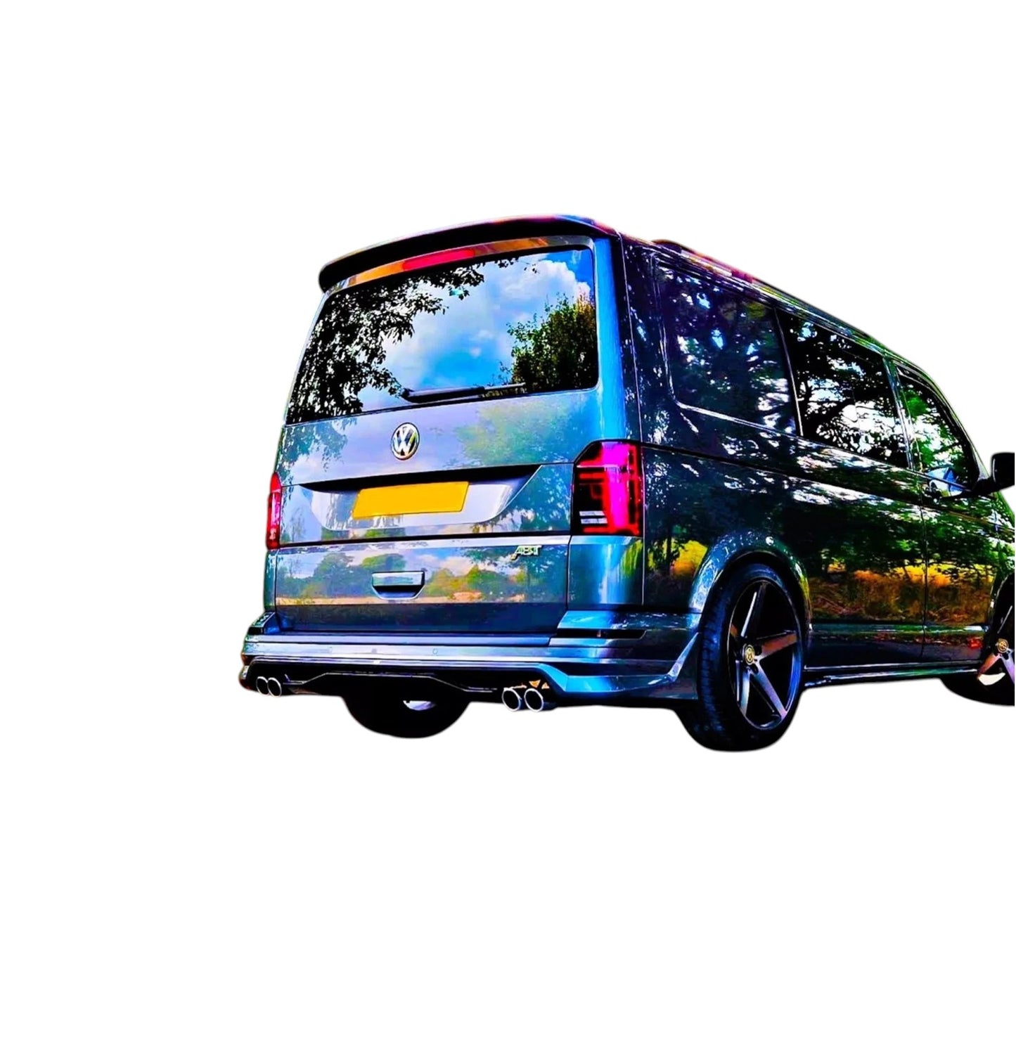 🔥ART.8758 SPOILER TETTO TIPO PORTELLONE FIBRA DI CARBONIO VW TRANSPORTER T6🔥