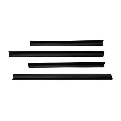 🔥ART.8761 MINIGONNE LATERALI PER VW TRANSPOETRE T6 NERO LUCIDO ESTENSIONI🔥