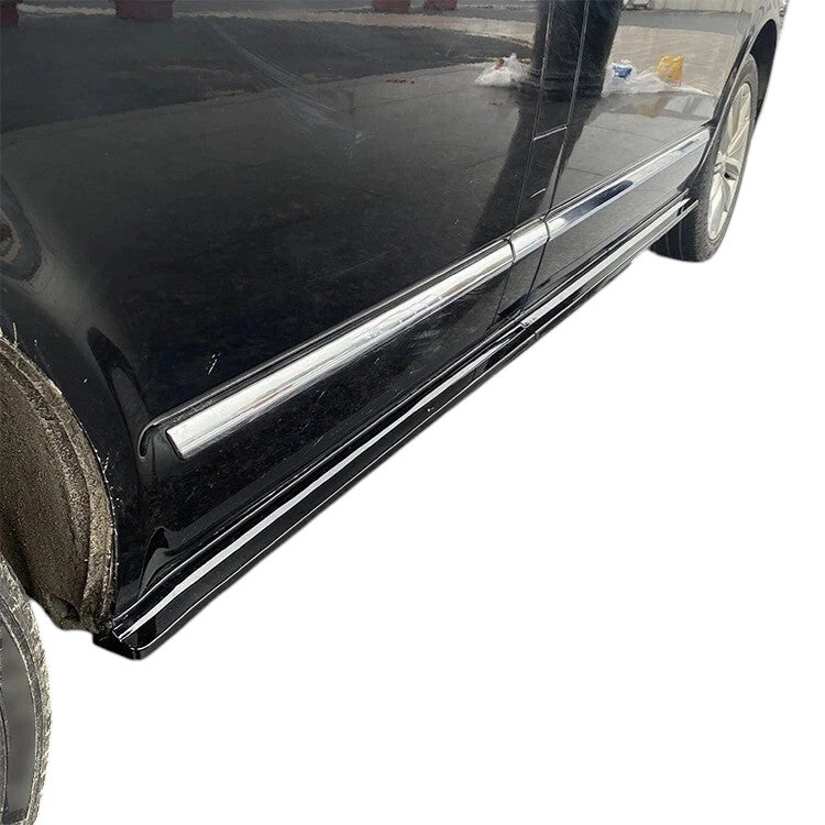 🔥ART.8761 MINIGONNE LATERALI PER VW TRANSPOETRE T6 NERO LUCIDO ESTENSIONI🔥
