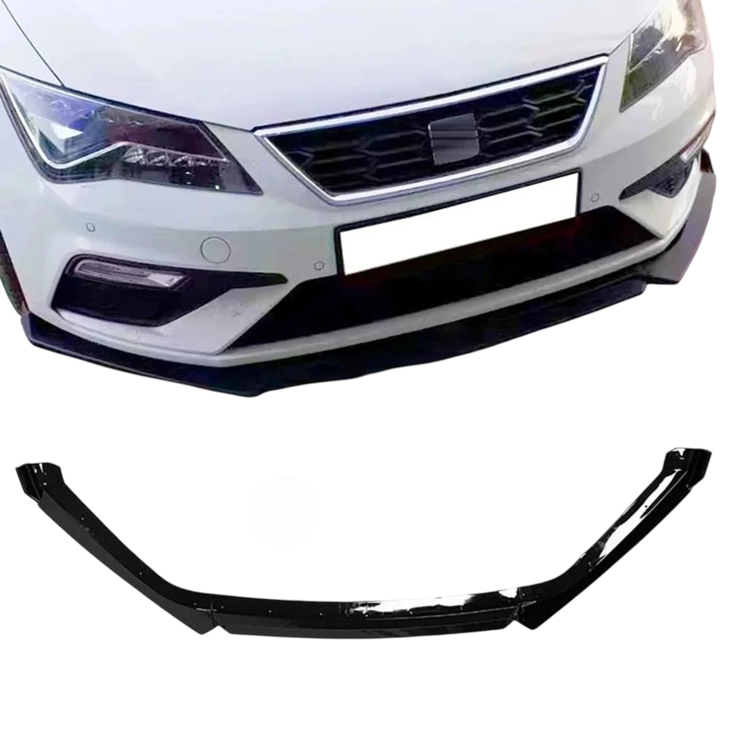 🔥ART.8778 SPOILER LABBRO PER SEAT LEON MK3 5F FIBRA DI CARBONIO 17-20🔥