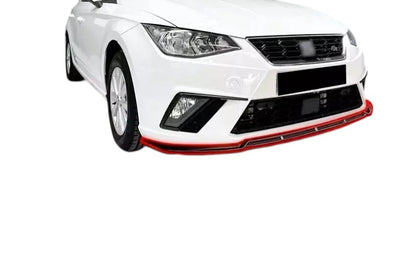 🔥ART.8784 SPLITTER ANTERIORE NERO LUCIDO SEAT IBIZA 5DR MK5 6F ALA 2018+🔥