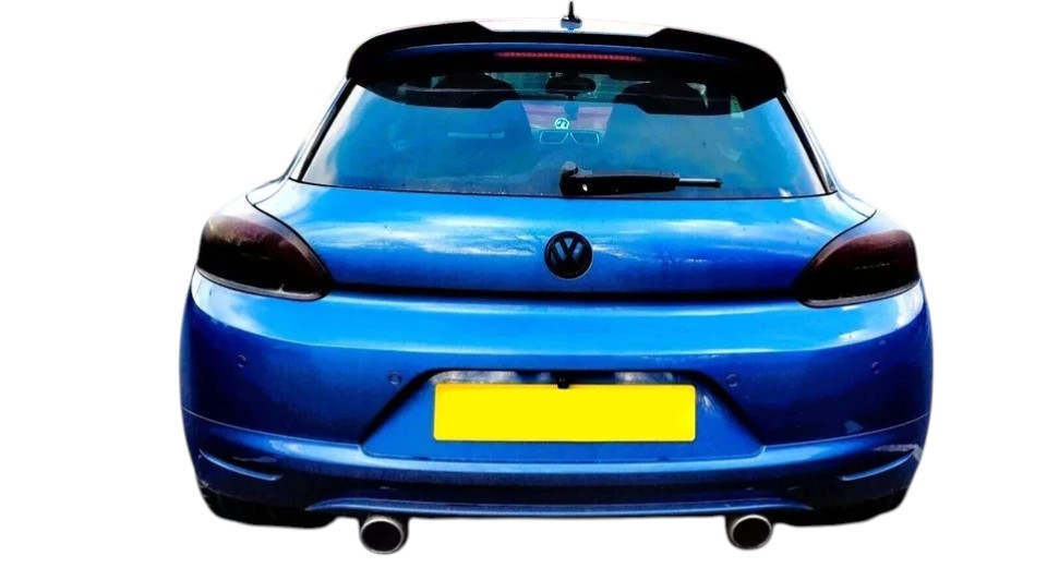🔥ART.8788 SPOILER PER VW SCIROCCO TSI TDI R NERO LUCIDO TETTO  2008-2014🔥