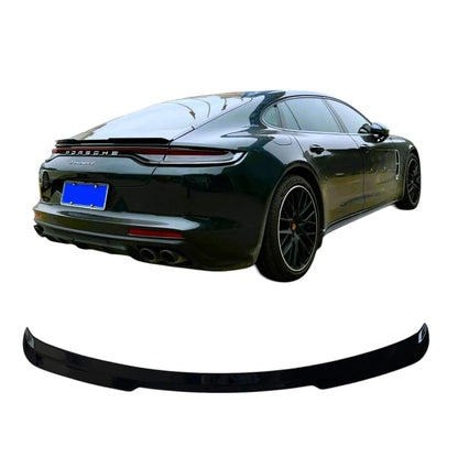 🔥ART.8799 SPOILER STIVALE NERO LUCIDO POSTERIORE PORSCHE PANAMERA 971 2016+🔥