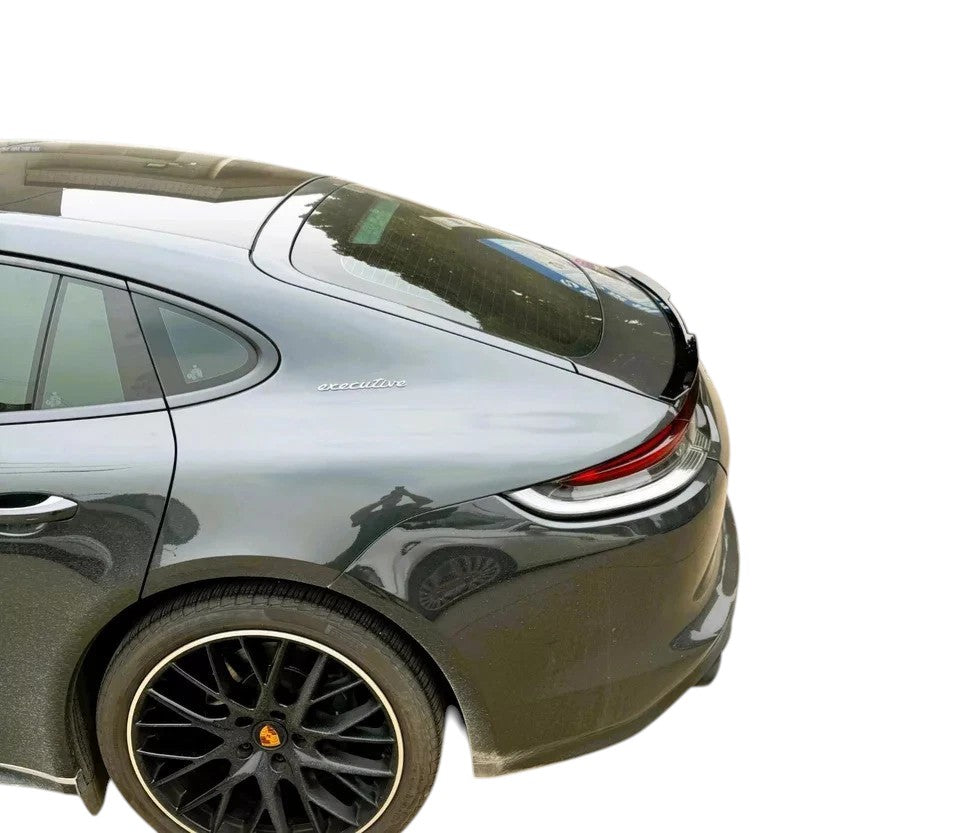 🔥ART.8799 SPOILER STIVALE NERO LUCIDO POSTERIORE PORSCHE PANAMERA 971 2016+🔥