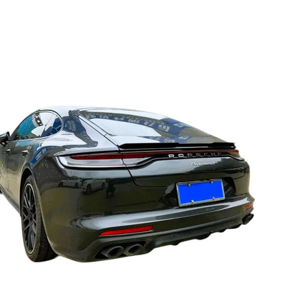 🔥ART.8799 SPOILER STIVALE NERO LUCIDO POSTERIORE PORSCHE PANAMERA 971 2016+🔥
