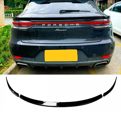 🔥ART.8805 SPOILER ALA POSTERIORE PER PORSCHR MACAN NERO LUCIDO 2019-2021🔥