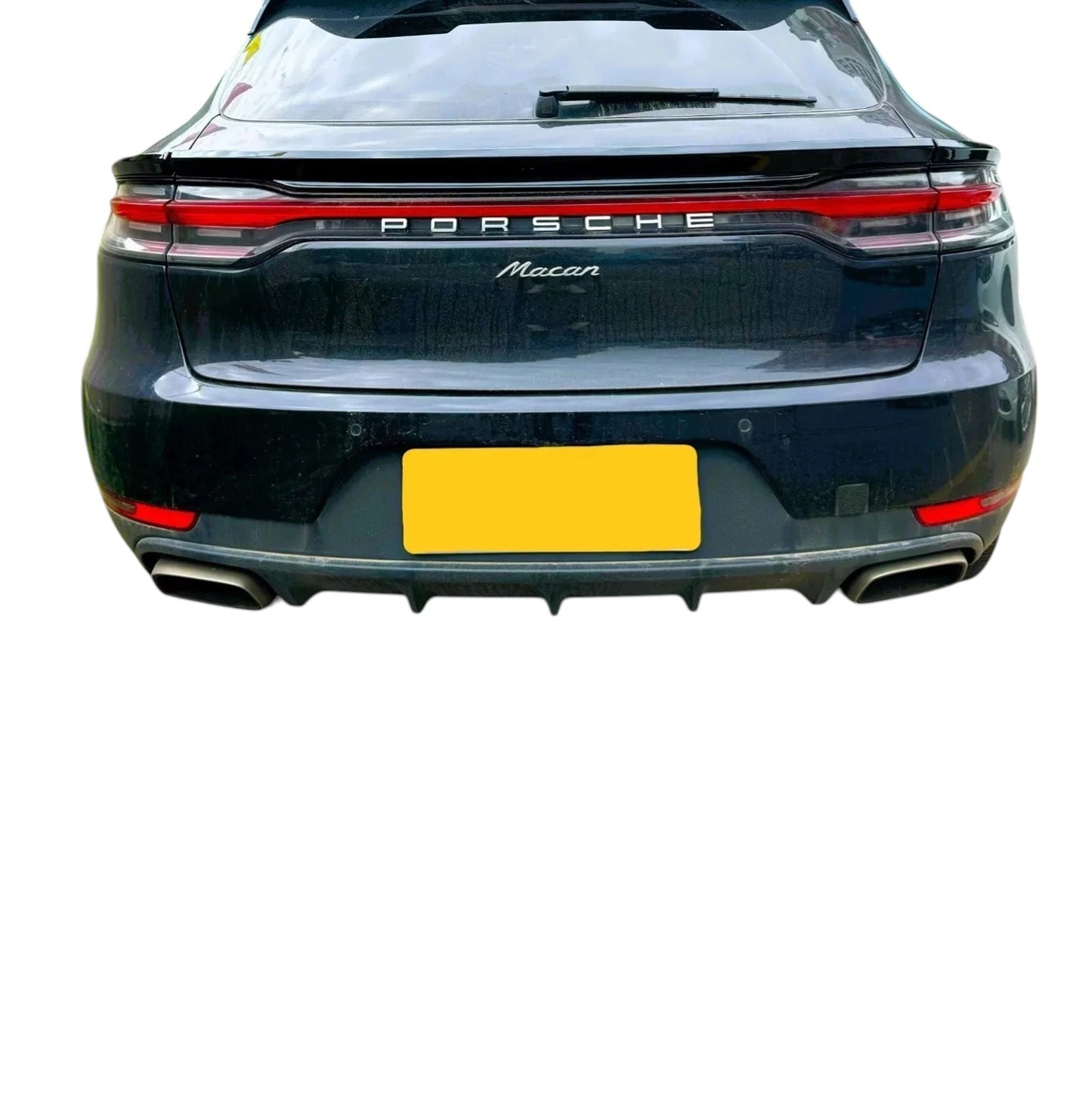 🔥ART.8805 SPOILER ALA POSTERIORE PER PORSCHR MACAN NERO LUCIDO 2019-2021🔥