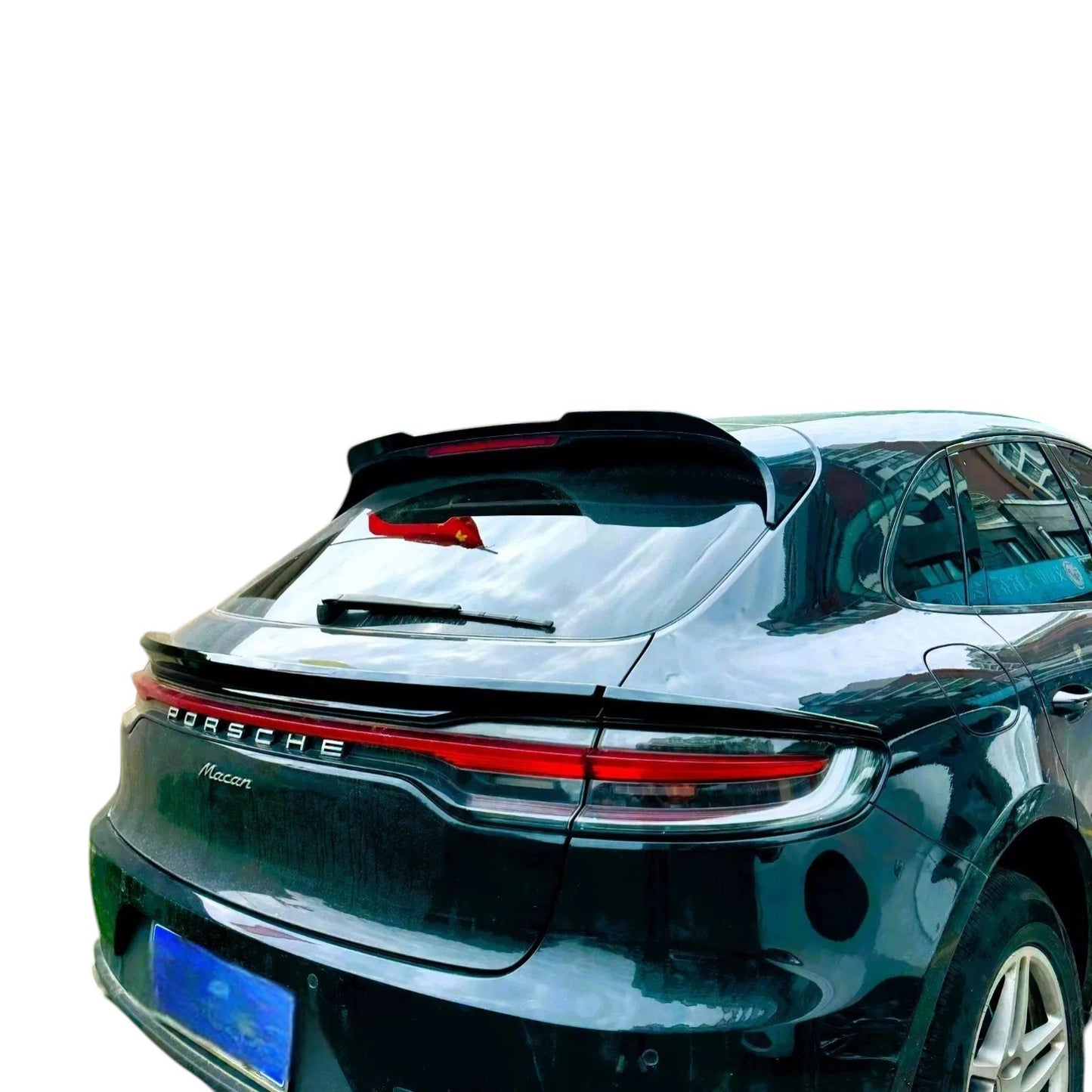 🔥ART.8805 SPOILER ALA POSTERIORE PER PORSCHR MACAN NERO LUCIDO 2019-2021🔥