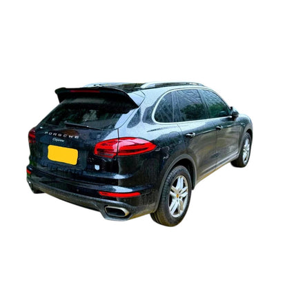 🔥ART.8809 SPOILER LABBRO TETTO NERO LUCIDO POSTERIORE PORSCHE CAYENNE 15-18🔥