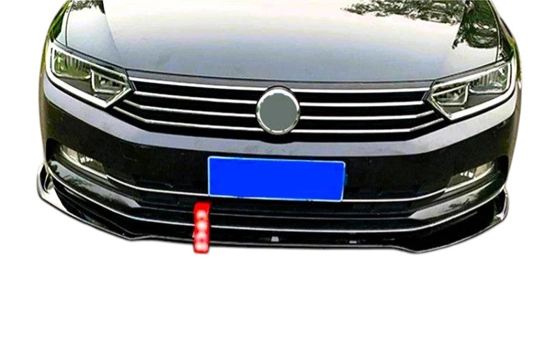 🔥ART.8814 SPLITTER PER VW PASSAT NERO LUCIDO LABBRO CORPO AERO PROLUNGA 14-19🔥
