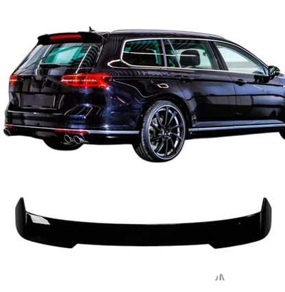 🔥ART.8817 SPOILER NERO LUCIDO PER VW PASSAT B8 ESTATE WAGON ALA LABBRO 14-22🔥