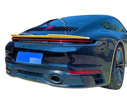 🔥ART.8819 SPOILER STIVALE POSTERIORE NERO LUCIDO PORSCHE 911 CARRERA 992 19+🔥