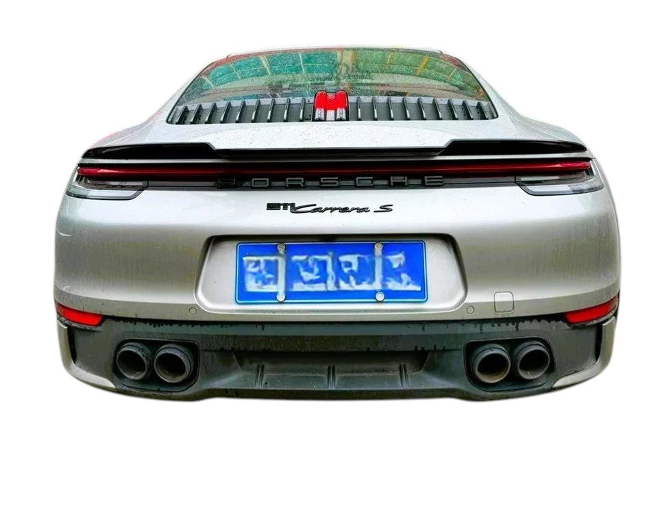🔥ART.8819 SPOILER STIVALE POSTERIORE NERO LUCIDO PORSCHE 911 CARRERA 992 19+🔥