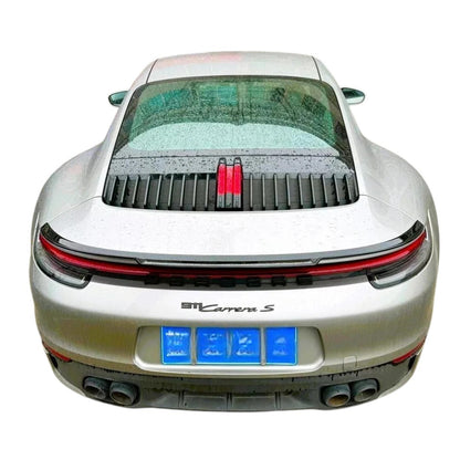 🔥ART.8819 SPOILER STIVALE POSTERIORE NERO LUCIDO PORSCHE 911 CARRERA 992 19+🔥