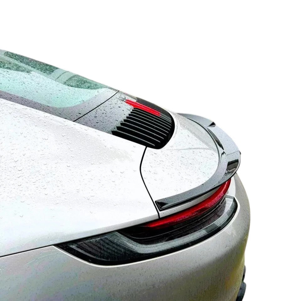 🔥ART.8819 SPOILER STIVALE POSTERIORE NERO LUCIDO PORSCHE 911 CARRERA 992 19+🔥