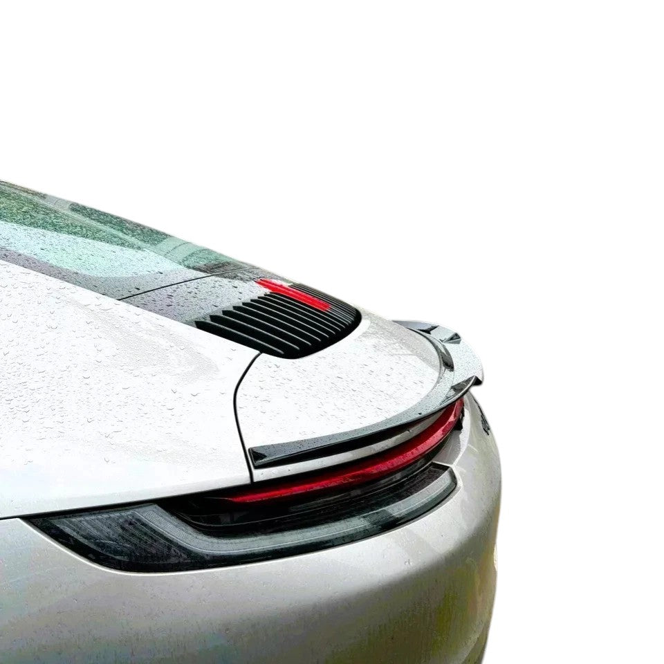 🔥ART.8819 SPOILER STIVALE POSTERIORE NERO LUCIDO PORSCHE 911 CARRERA 992 19+🔥