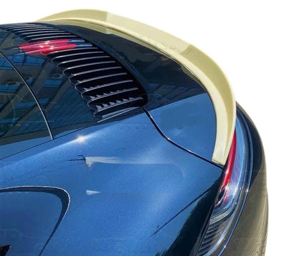 🔥ART.8819 SPOILER STIVALE POSTERIORE NERO LUCIDO PORSCHE 911 CARRERA 992 19+🔥