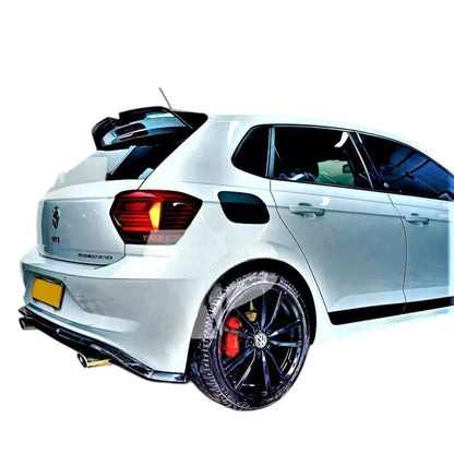 🔥ART.8820 SPOILER NERO LUCIDO POSTERIORE VW POLO MK6 AW GTI R STILE OETTINGER🔥